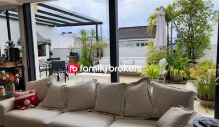MARAVILHOSA COBERTURA DUPLEX DE 255 M² | 3 SUITES | JARDIM OCEÂNICO | LAZER COMPLETO