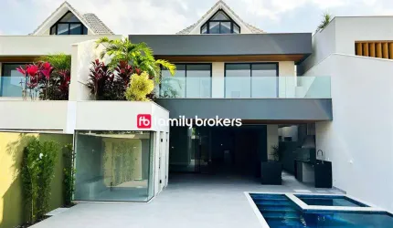 CONDOMÍNIO BLUE HOUSES: CASA TRIPLEX 1° LOCAÇÃO COM 5 SUÍTES Á VENDA