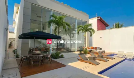 JARDIM MARAPENDI: LUXUOSA CASA TRIPLEX COM 5 SUITES | 650 M² | 4 VAGAS | LAZER COMPLETO
