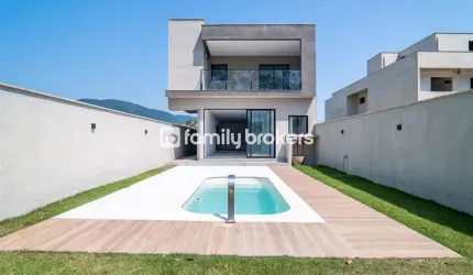 RESERVA DAS GARÇAS: EXCELENTE CASA COM 3 SUÍTES | 255 M² | 2 VAGAS | ILHA DE GUARATIBA
