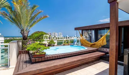 EXCELENTE COBERTURA DE 281M² | 4 QUARTOS | ÁREA DE LAZER | VISTA PRAIA - BARRA DA TIJUCA