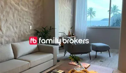 IPANEMA: APARTAMENTO MOBILIADO DE 141m² E 3 SUÍTES À VENDA NA AV. VIEIRA SOUTO