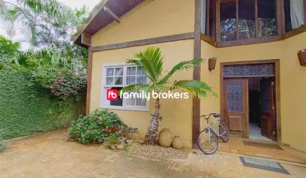 MARAMAR: MARAVILHOSA CASA RÚSTICA COM 3 SUITES | 318 M² | LAZER COMPLETO