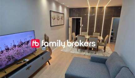 EXCELENTE APARTAMENTO DE 120M² | 3 QTOS | REFORMADO E PORTEIRA FECHADA - FLAMENGO