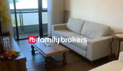 CONFORTÁVEL APARTAMENTO DE 77M² | VISTA MAR E LAGOA | 1 VAGA - ALFA BARRA