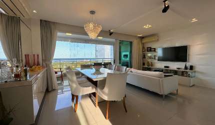 Condomínio Living Resort - De Lourdes (Dunas), apartamento c/  116m2, 3 Suítes - Vista Mar