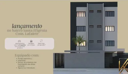 Apartamento com 2 quartos à venda na Rua Pio XII, Santa Efigênia, Conselheiro Lafaiete, 60 m2 por R$ 289.000