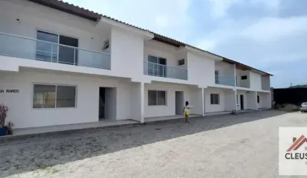 Sobrado Geminado para Venda em Guaratuba, Cohapar, 3 dormitórios, 1 suíte, 3 banheiros, 2 vagas