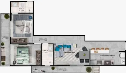 Apartamento com 2 quartos à venda na Doutor João Carlos de Souza, 265, Barro Vermelho, Vitória por R$ 1.145.000