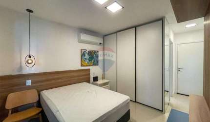 Apartamento Studio, mobiliado, investimento na Enseada do Suá.