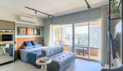 Apartamento à Venda - Campo Belo, 1 Quarto,  42 m2