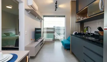 Apartamento à Venda - Campo Belo, 1 Quarto,  32 m2