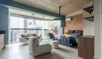 Apartamento à Venda - Jardim Paulista, 1 Quarto,  40 m2