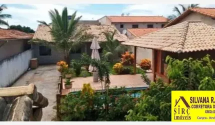 Itaipuaçu- Casa 3 Qts, Piscina Terreno 480 M²  - R$490 Mil