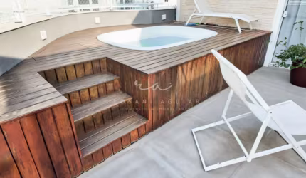 Cobertura duplex 3 quartos com churrasqueira e piscina na Freguesia de Jacarepaguá