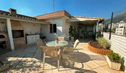 Cobertura Duplex na Freguesia de Jacarepaguá com Churrasqueira e Vista Livre