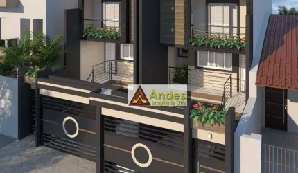 Sobrado Novo 3 suítes 4 vagas fino acabamento à venda, 202 m² por R$ 1.380.000 - Santa Teresinha - São Paulo/SP