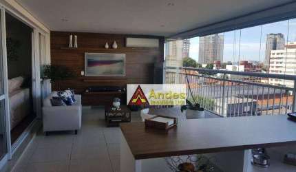 Varanda Gourmet fino acabamento 3 amplas suítes 2 vagas Lazer total  à venda, 120 m² por R$ 1.750.000 - Santa Teresinha - São Paulo/SP