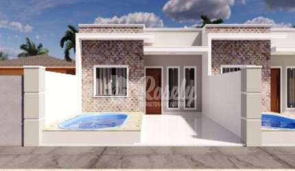 Casa geminada, 2 quarto sendo 1 suite, venda, pontal do paraná