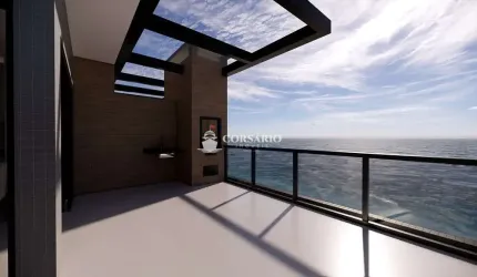 Cobertura duplex 3 suítes frente mar em Matinhos