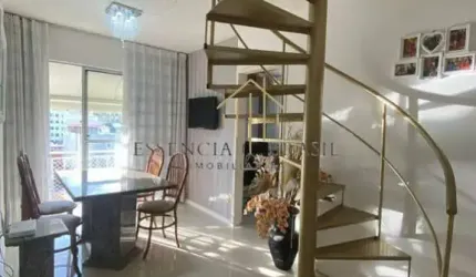 EXCELENTE COBERTURA DUPLEX 3 quartos em Condomínio, no Caji