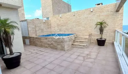 COBERTURA DUPLEX COM LINDA VISTA PARA O MAR EM BERTIOGA!