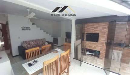 Duplex 90m² - Mobiliado 2 Dorm.(1 Suíte)/ Sac./ Churasq./ Garagem - Ingleses - Florianópolis