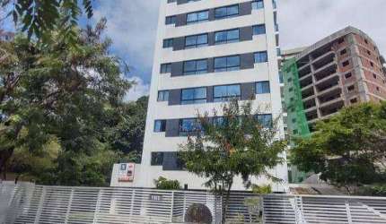 Flat com 1 dormitório para alugar, 36 m² por R$ 3.000,00/mês - Casa Forte - Recife/PE