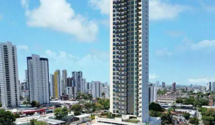 Apartamento com 1 dormitório à venda, 26 m² por R$ 285.000,00 - Madalena - Recife/PE