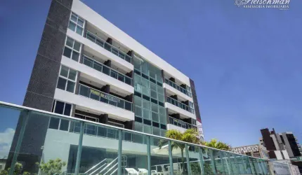 Apartamento com 1 dormitório para alugar, 36 m² por R$ 2.900,00/mês - Boa Viagem - Recife/PE