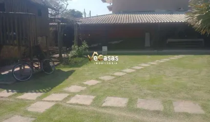 Linda casa linear com piscina com 650m&#178; no bairro Serramar em - RIo das Ostras