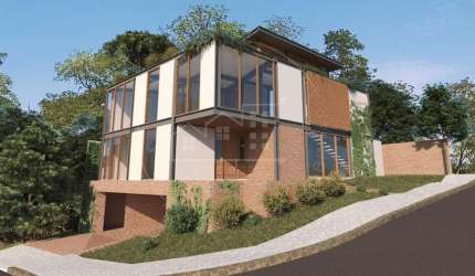 Terreno esquina, cond fechado, Paysage Golden Hill, 262m2
