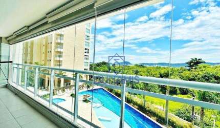 OPORTUNIDADE Apartamento varanda gourmet com 3 dormitórios à venda, 158 m² por R$ 1.100.000 - Tortugas - Guarujá/SP