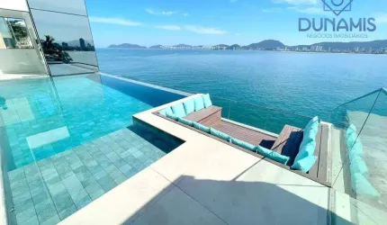 Casa Alto padrão totalmente reformada e decorada com 6 dormitórios à venda, 1000 m² por R$ 17.000.000 - Condomínio Península - Guarujá/SP