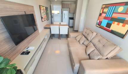 Aluguel Lindo Apt 34m² 1Qto 100% Mobiliado,  Decorado e Planejado,  Lazer Compl, perto de tudo no Parnamirim