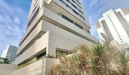 Aluguel Apt 36m² 1Qt Mobiliado, Nascente, Andar Alto, Localiz no Coração de Boa Viagem
