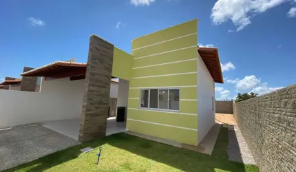 Casas em Pium, 2 qt0(1 suíte), financiável: Minha Casa Minha Vida