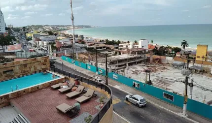 Venda de apartamento frente/mar, linda vista, quarto+suíte, na praia de Ponta Negra, Natal/RN