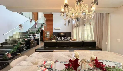 Sobrado no Condomínio Royal Park com 4 dormitórios à venda, 433 m² por R$ 6.350.000 - Esperança - Londrina/PR