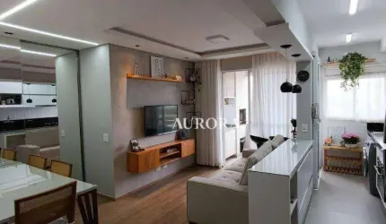 Apartamento no Edifício Solar Mirador com 3 dormitórios à venda, 74 m² por R$ 640.000 - Aurora - Londrina/PR