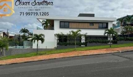 Casa em condomínio fechado com 4 quartos à venda no Abrantes, Camaçari , 506 m2 por R$ 3.100.000