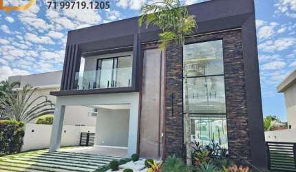 Casa em condomínio fechado com 4 quartos à venda no Abrantes, Camaçari , 466 m2 por R$ 2.890.000