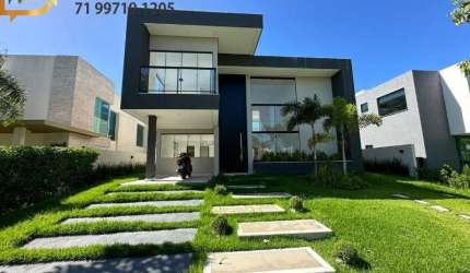Casa em condomínio fechado com 4 quartos à venda no Abrantes, Camaçari , 600 m2 por R$ 2.490.000