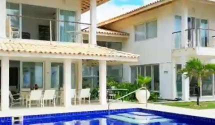 Casa em condomínio fechado com 6 quartos para alugar no Abrantes, Camaçari , 1065 m2 por R$ 45.000