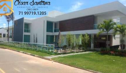 Casa alto luxo Porteira fechada á venda 4/4 suítes Paraíso dos Lagos Guarajuba.Piscina. churrasqueira.