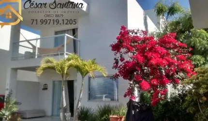 Linda casa duplex para locação 4/4 sendo (03 suítes) espaço gourmet - Residencial Lucaya Miragem