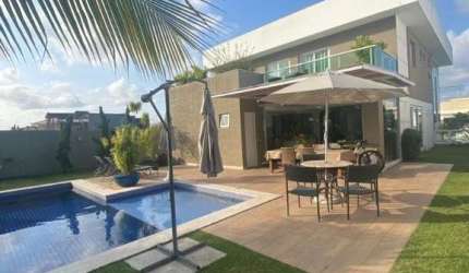 Casa em condomínio fechado com 4 quartos à venda no Abrantes, Camaçari , 527 m2 por R$ 2.400.000