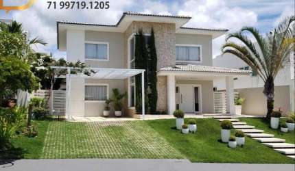 Casa em condomínio fechado com 4 quartos para alugar no Abrantes, Camaçari , 300 m2 por R$ 12.000