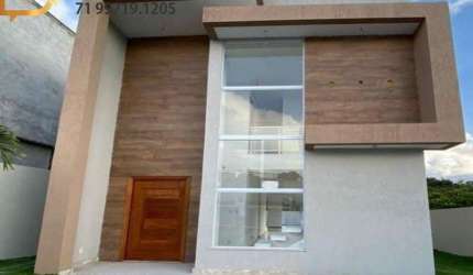 Casa em condomínio fechado com 4 quartos à venda no Abrantes, Camaçari , 180 m2 por R$ 997.500