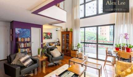 Apartamento duplex no Galerie des Arts, na Rua Itacema, Itaim